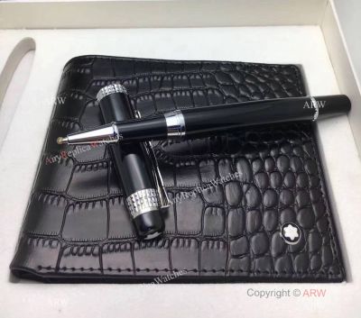 Mont Blanc Copy Crocodile Wallet Set  - Purses and Fineliner Pen